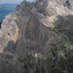 Flugwegposition um 12:36:16: Aufgenommen in der Nähe von 39034 Toblach, Bozen, Italien in 3009 Meter
